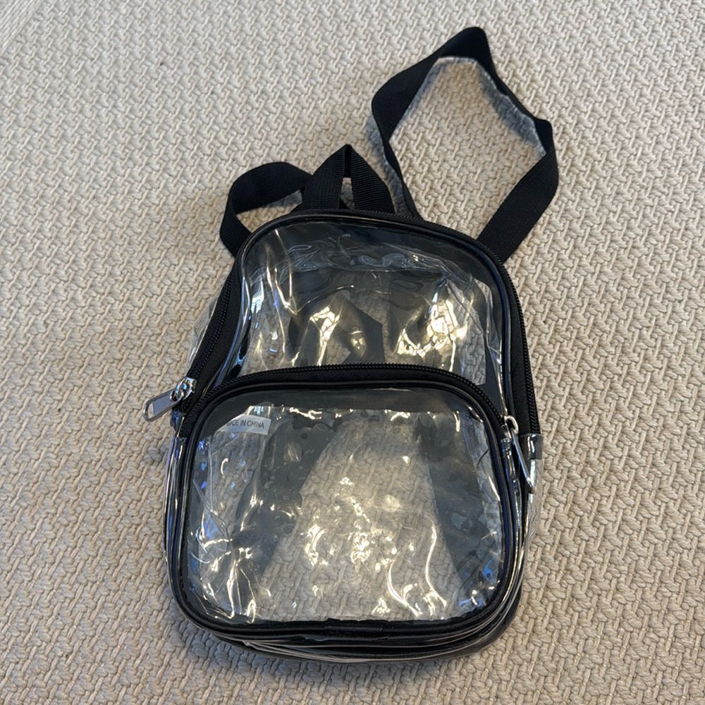 Clear Backpack for sporting events